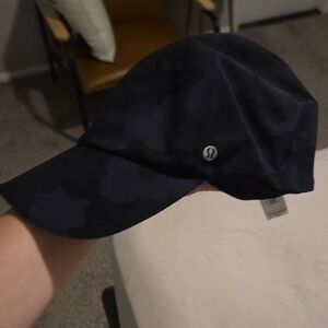 Lululemon Black Camo Fast And Frew Hat Womens